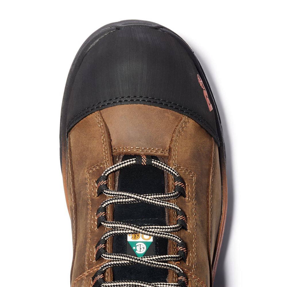 Bocanci De Muncă Timberland Barbati Maro/Negrii - Pro® Bosshog 6 Comp Toe - Romania - OFMEKA426